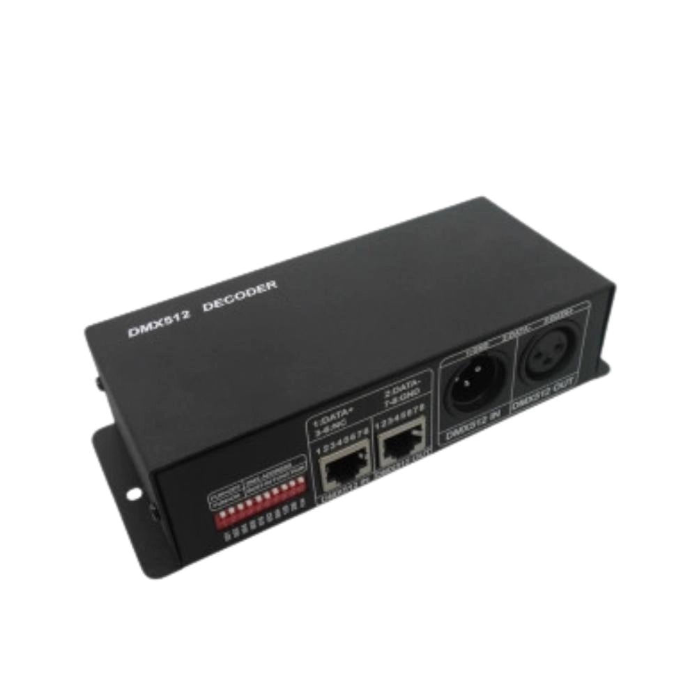 Optonica 6308 decoder dmx512 12a per controllo luci led professionale