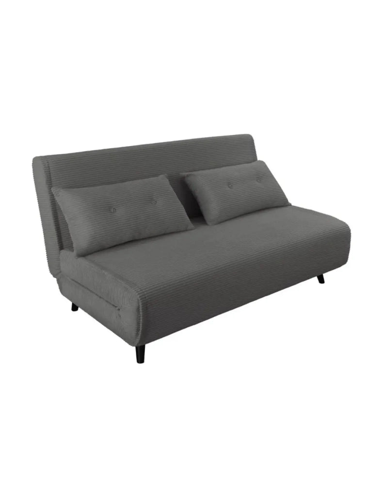 Divano trasformabile retto PRESTO grigio scuro – Divano letto 2 posti