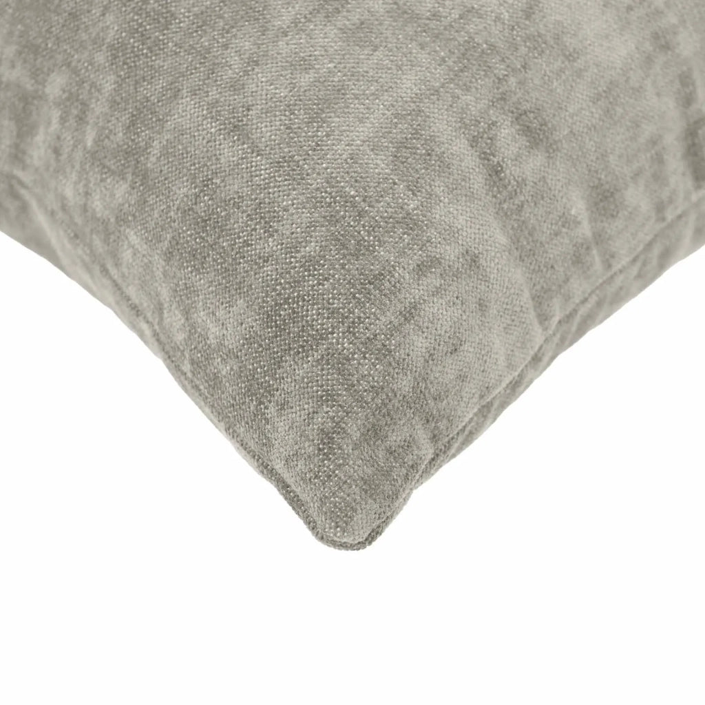 Federa 2 pz HEERLEN Grigio Chiaro 35 x 35 cm Tessuto Chenille 908113