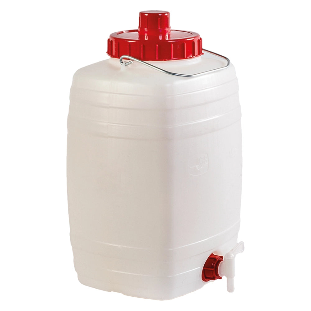 BIDONE PER ALIMENTI 'DEMETRA' Lt. 50 - cm 29 x 34 x h.56 (lxpxh) manico plastica  - ICS