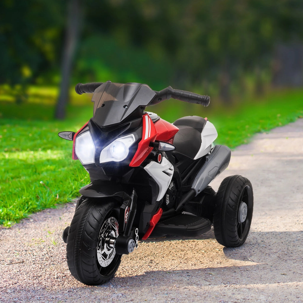 Trimoto Elettrico per Bambini 3+ ¨C Minimal ¨C 86x42x52 cm Nero Rosso