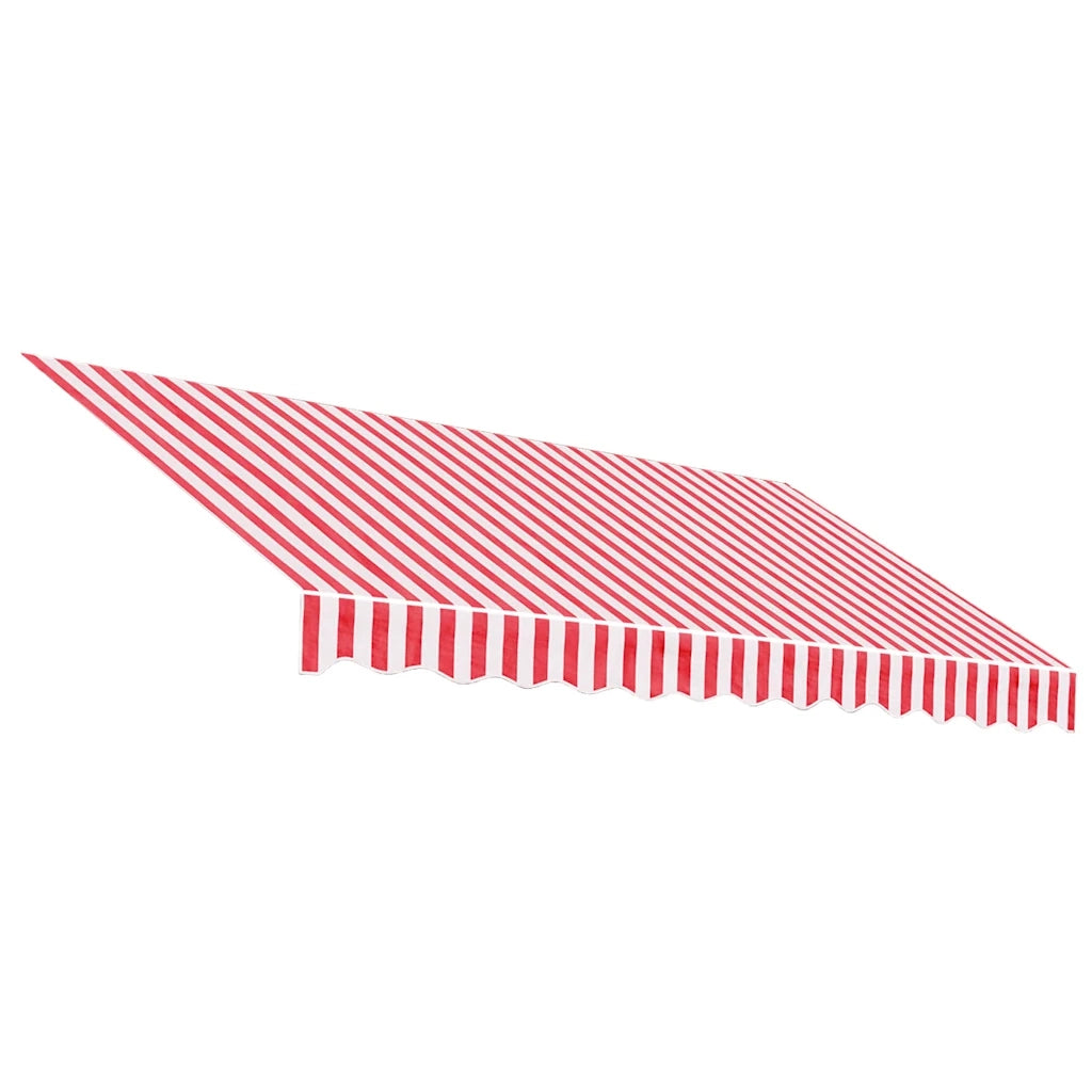 Tessuto di Ricambio per Tenda Strisce Rosse e Bianche 3x2,5 m 367714