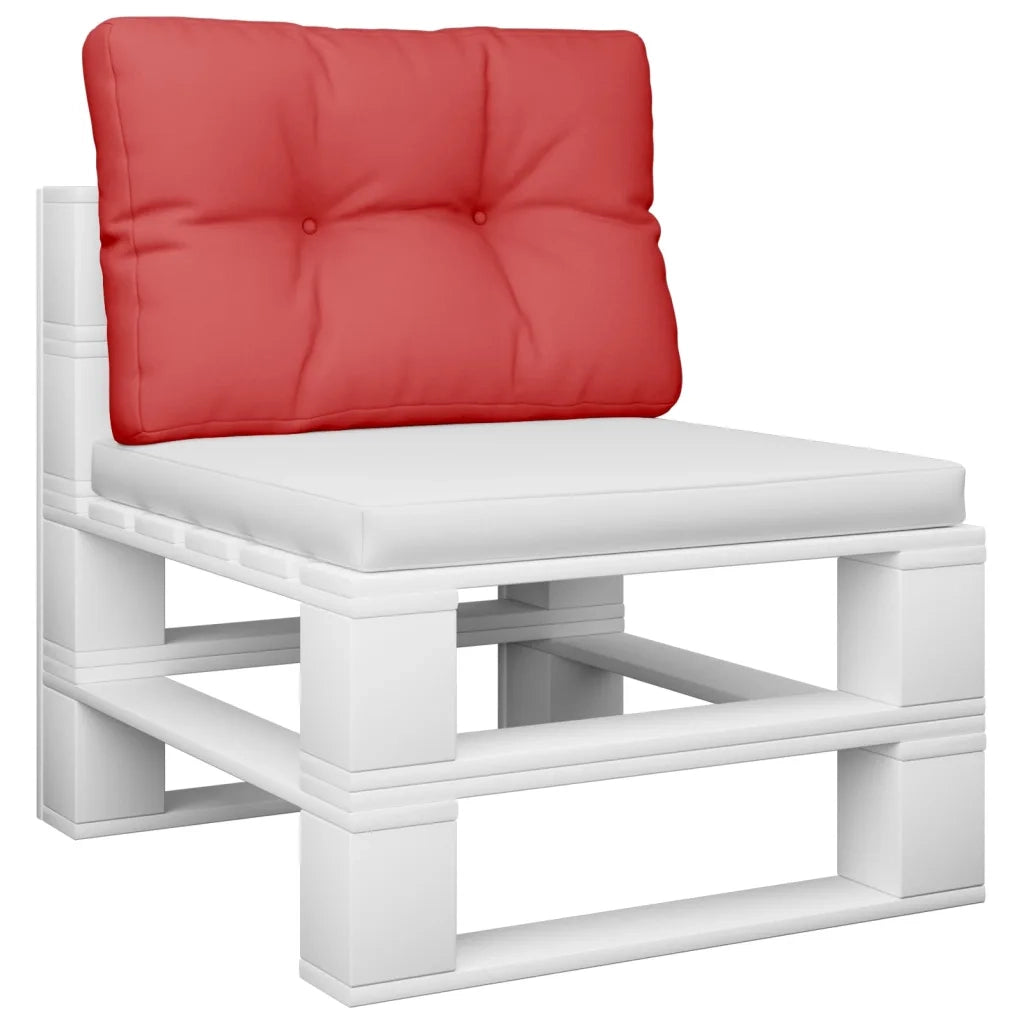 Cuscino per Pallet Rosso 50x40x12 cm in Tessuto 360541