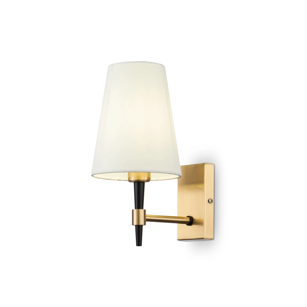 Applique classica con paralume Zaragoza Maytoni ottone E14
