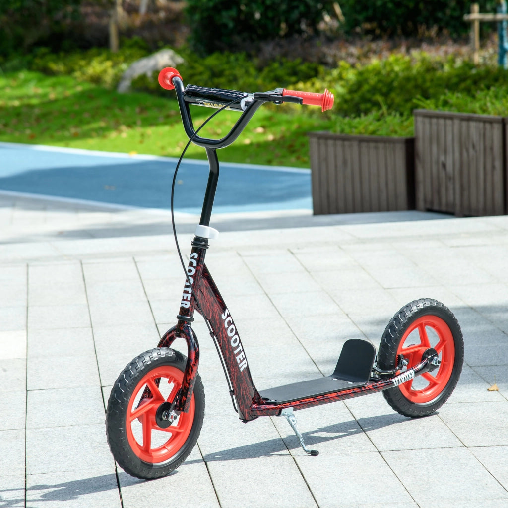 Monopattino per bambini regolabile in altezza ¨C Minimal ¨C Rosso, acciaio, plastica