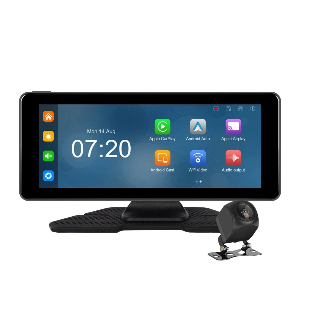 Schermo touch 6,86'' con CarPlay, Android Auto e telecamera posteriore Nero Avizar