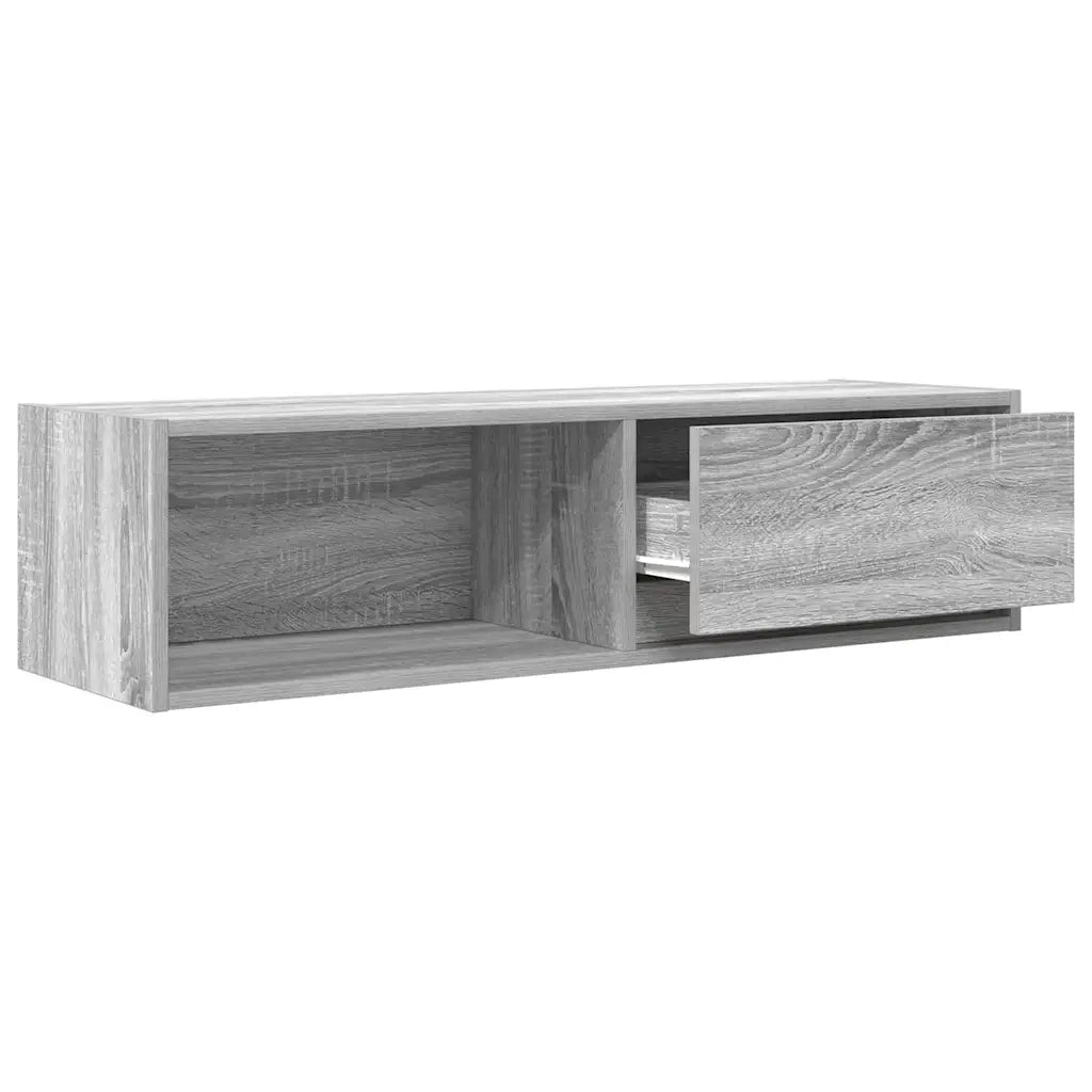 Mobile TV Grigio Sonoma 100x31x25,5 cm in Legno Multistrato 861482