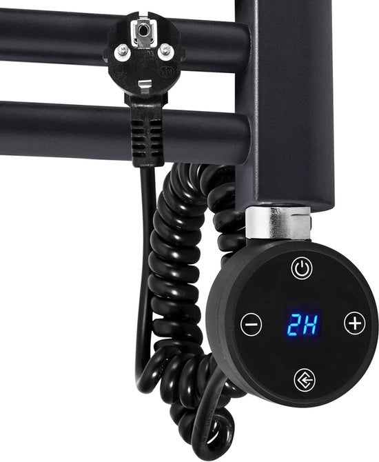Elemento di riscaldamento termostatico per bagno 1200 W radiatori in acciaio inossidabile radiatore per asciugamani radiatore per asciugamani elettrico bianco