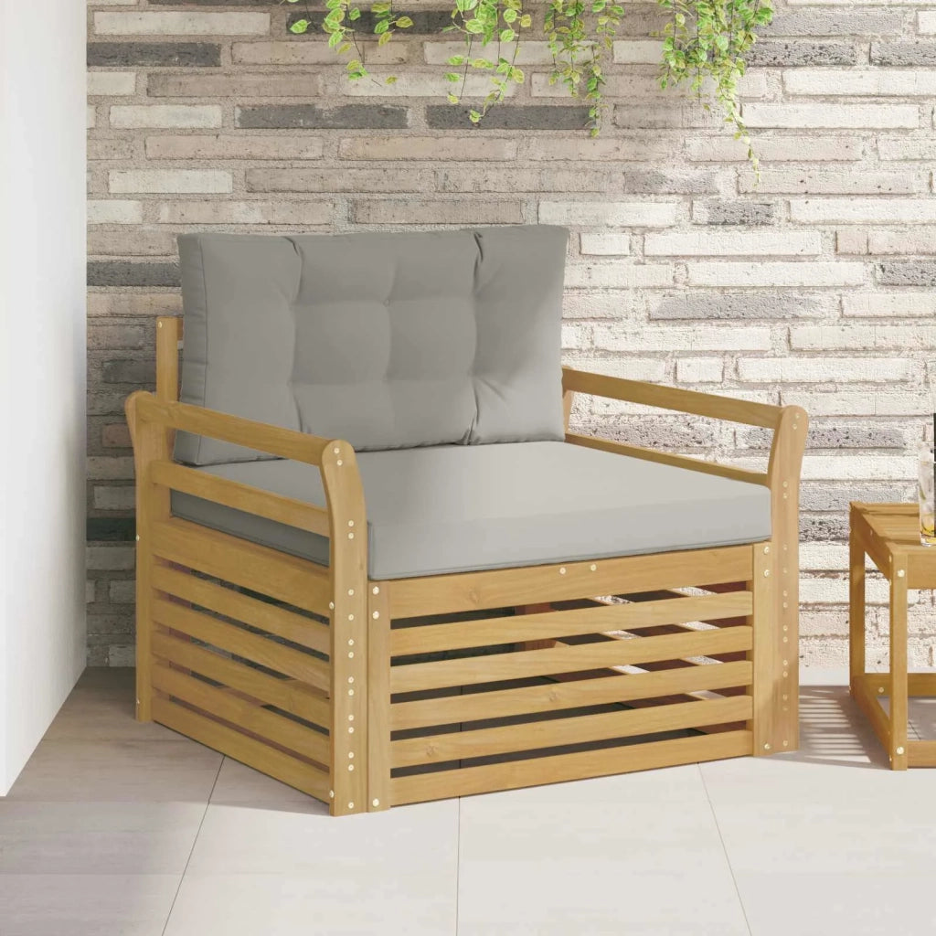Divano da esterno-Divano da Giardino Poliestere Bianco 970722