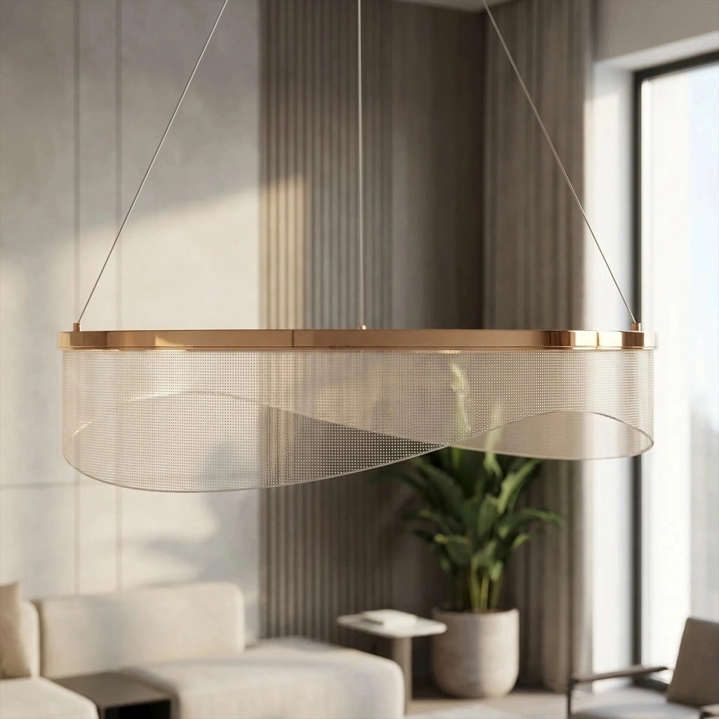 Lampada A Sospensione Da Soffitto G145-cp 60 Gold