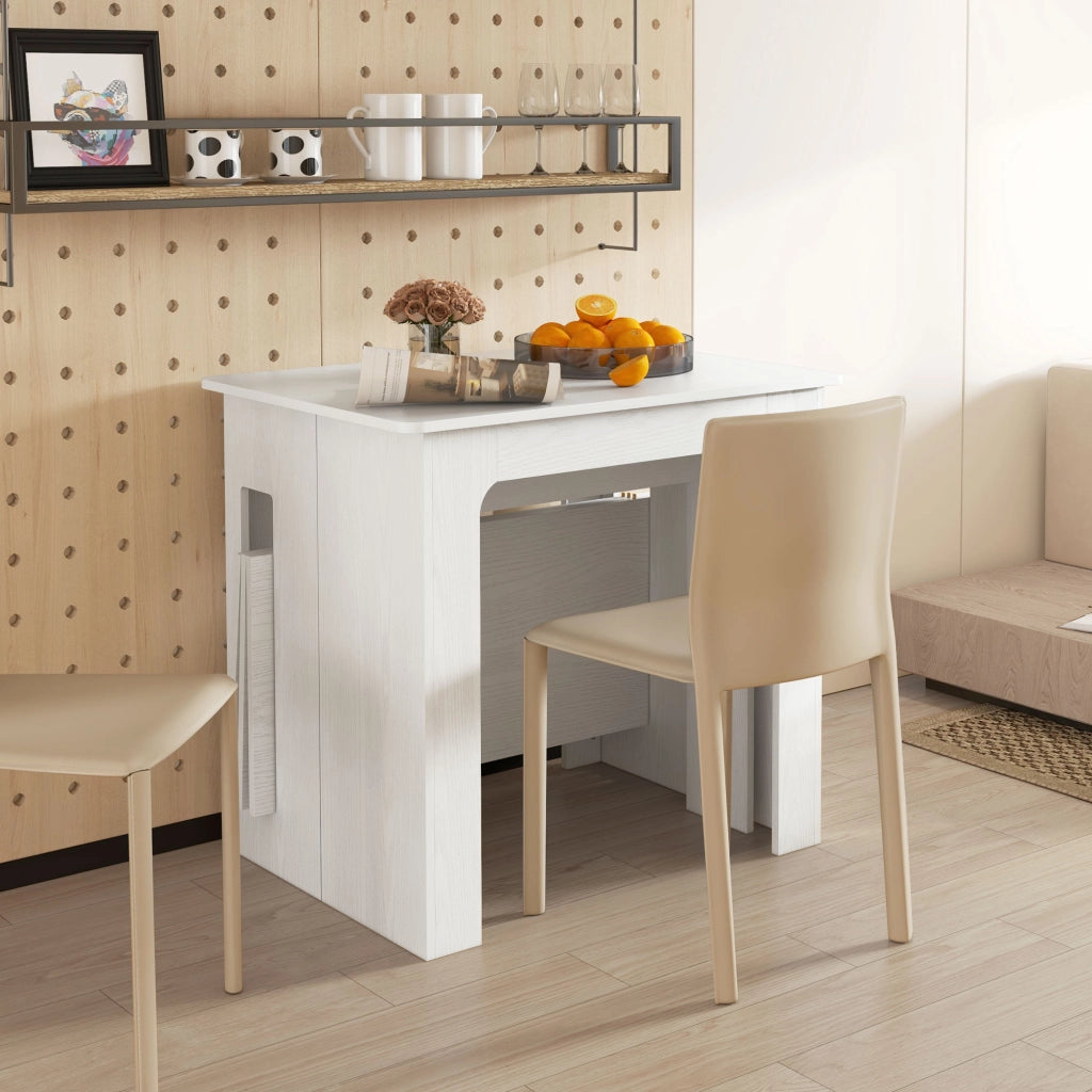 Tavolo da pranzo allungabile pieghevole ¨C Minimal ¨C Bianco