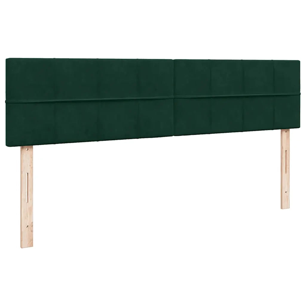 Struttura Letto Pouf con Materassi 180x200 cm Velluto 3312926
