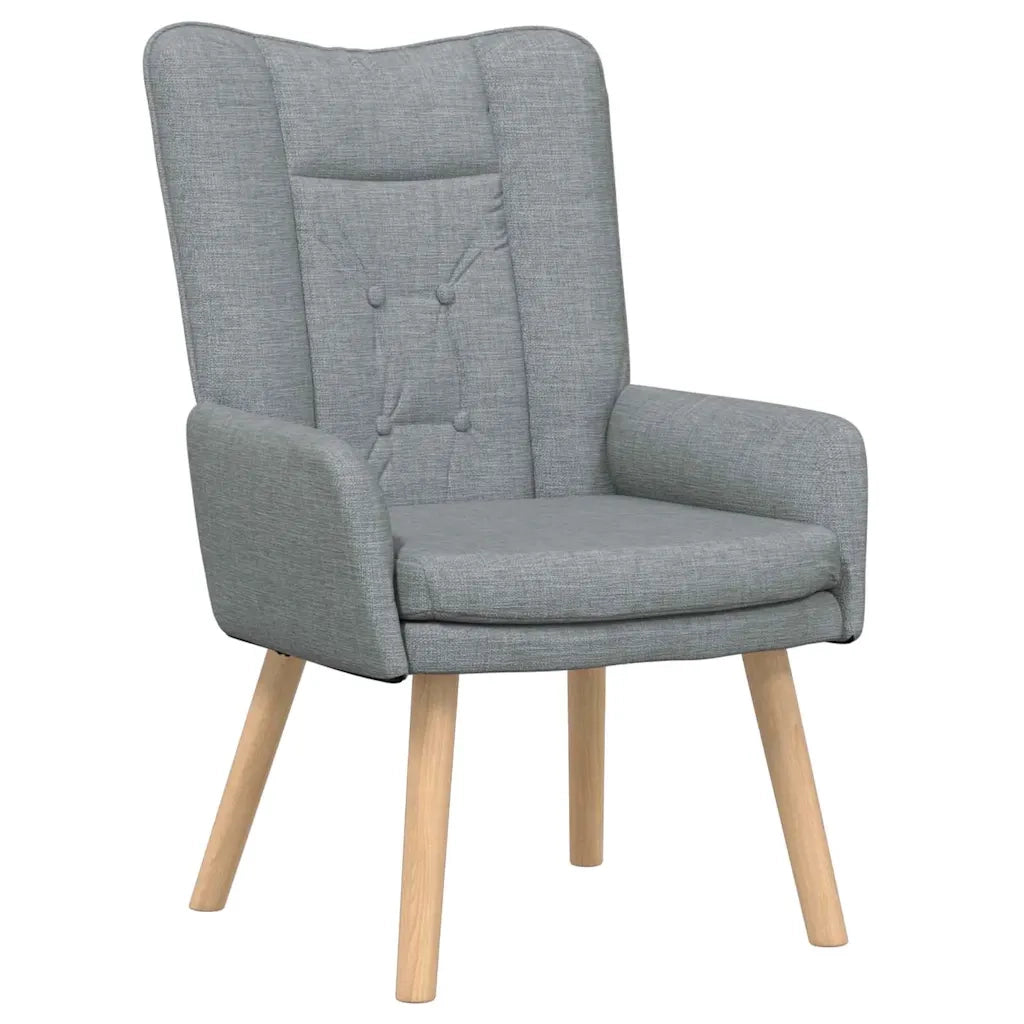 poltrona Grigio chiaro 63 x 67 x 94 cm Tessuto e compensato 42001824