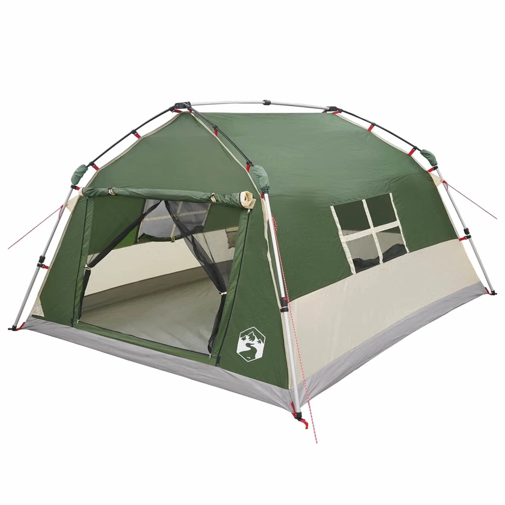 Tenda istantanea resistente all'acqua 4 persona Verde 42042270