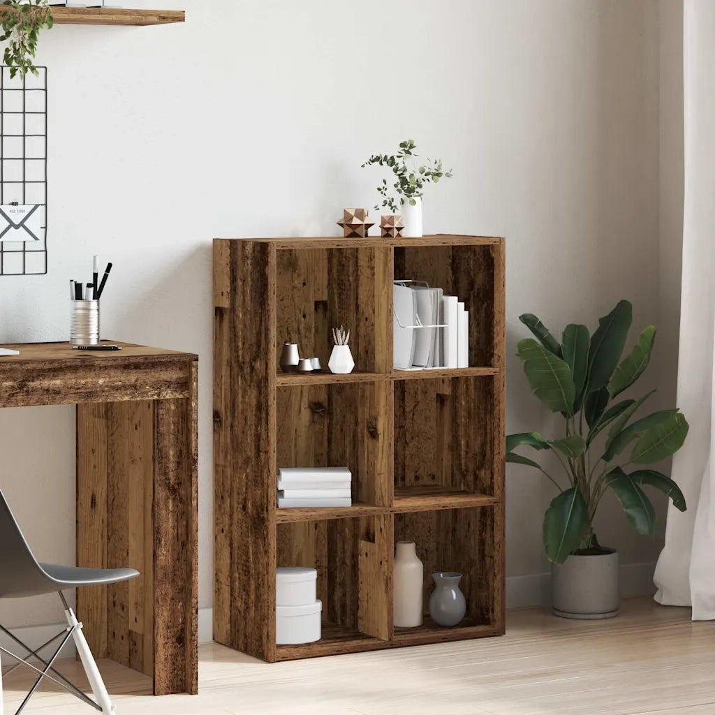 Libreria/Credenza Legno Antico 66x30x98 cm Legno Multistrato 855826