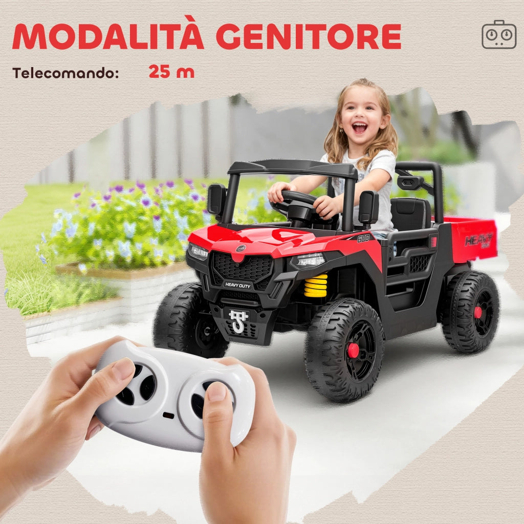 Auto Bambini Elettrica 12V ¨C Minimal ¨C Rosso
