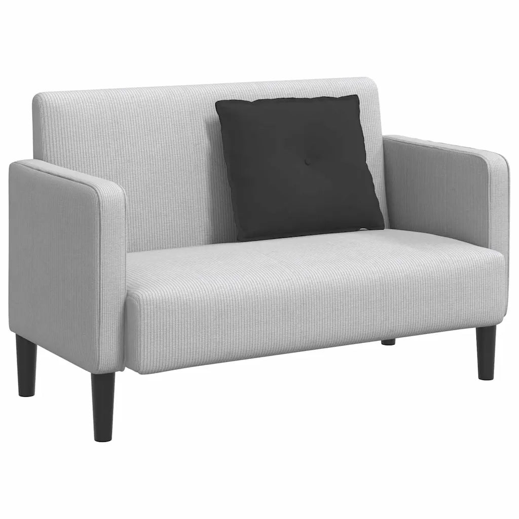 Cuscino per Schiena | Cuscino dorsale Nero 60 x 50 cm Tessuto in Microfibra