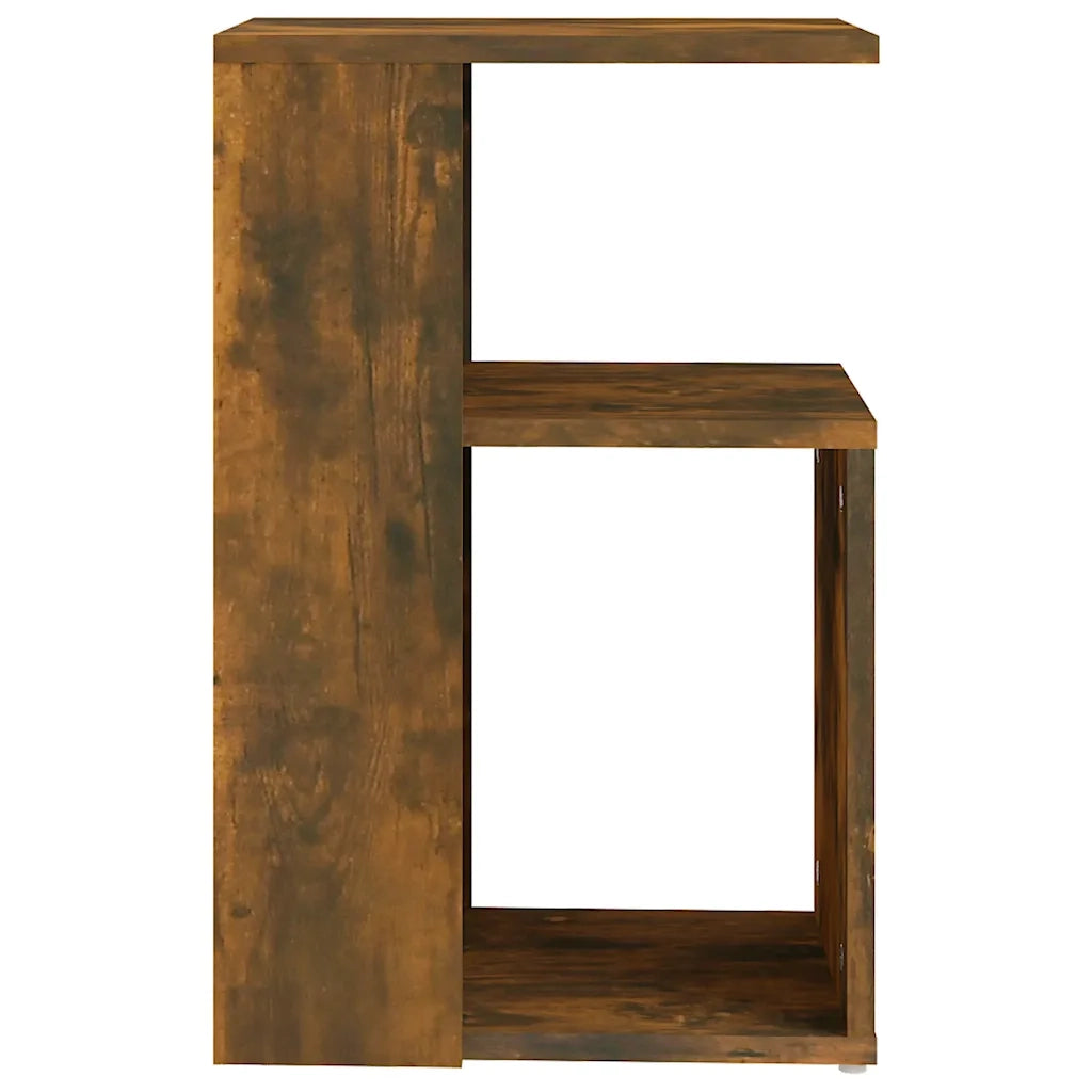 Tavolino da Salotto Rovere Fumo 36x30x56cm Legno Multistrato 815189
