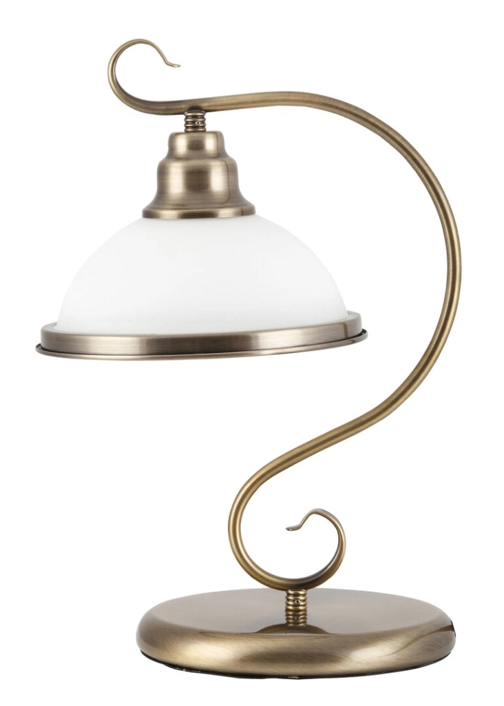 Lampada da tavolo classica bronzo Rabalux Elisett E27