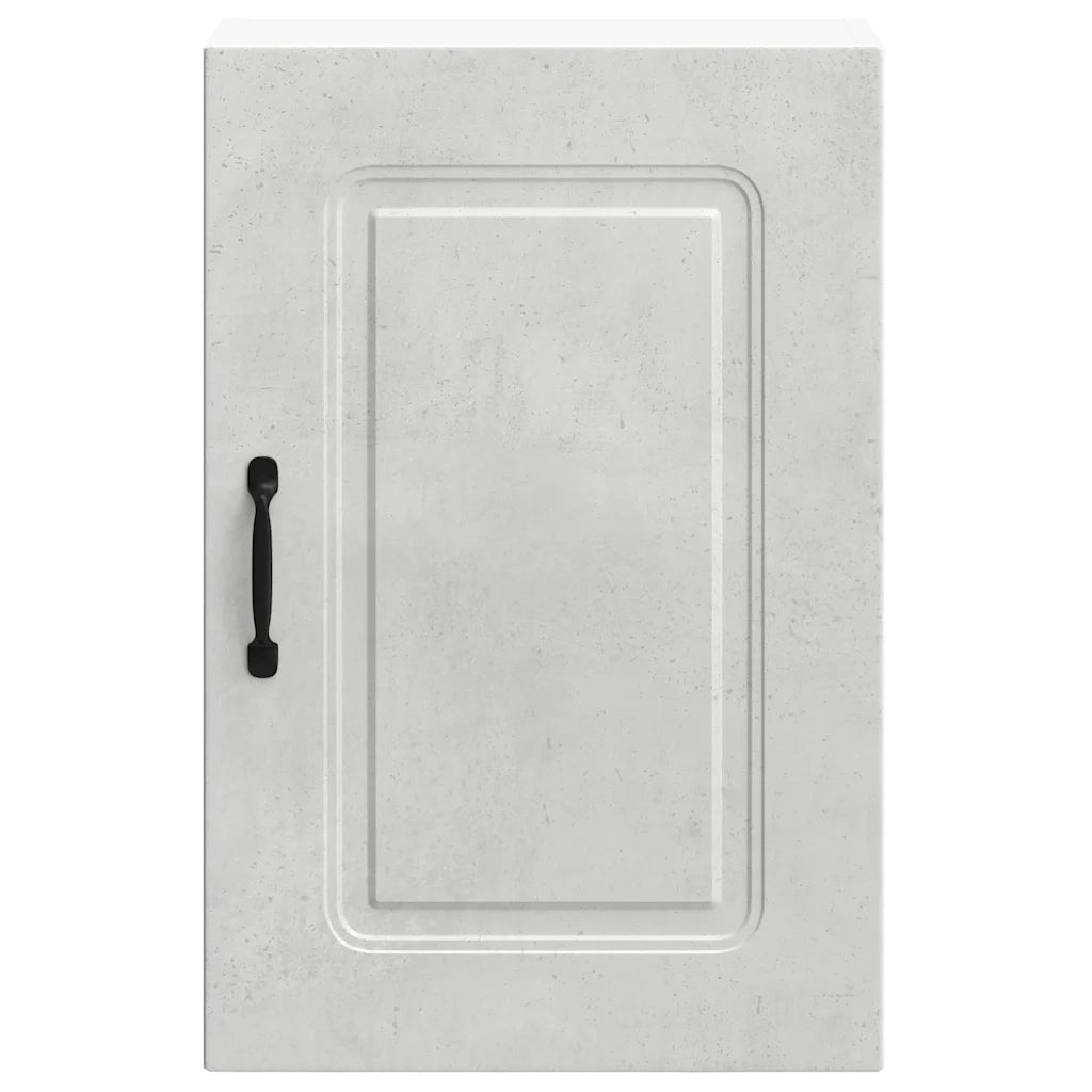 Pensile da Cucina-Mobile Cucina da Parete Kalmar Grigio Cemento in Legno Multistrato 148391