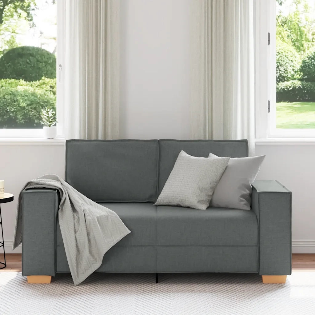 Divano a 2 Posti-Sofa 2 Posti Grigio scuro 120 cm in tessuto 789835