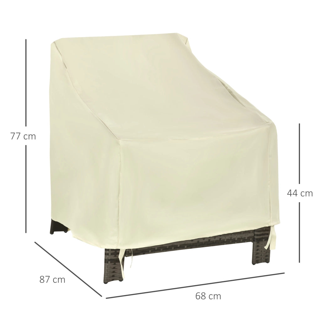 Funda Protectora per Mobili da Giardino ¨C Minimal ¨C Beige 68x87x77cm