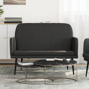 Panca-Sgabello Nera 107x80x81 cm in Similpelle