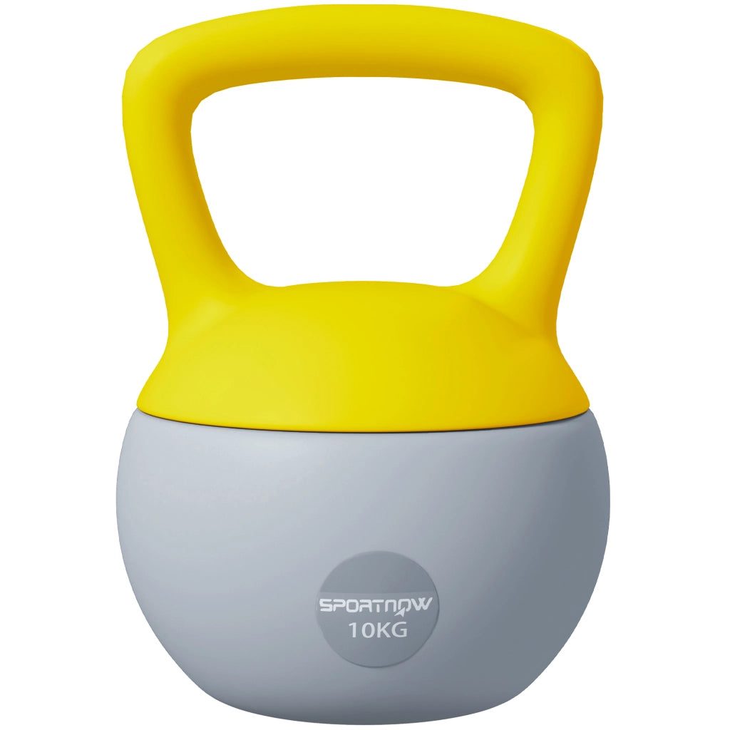 Kettlebell ¨C zephmum ¨C 10kg, grigio e giallo