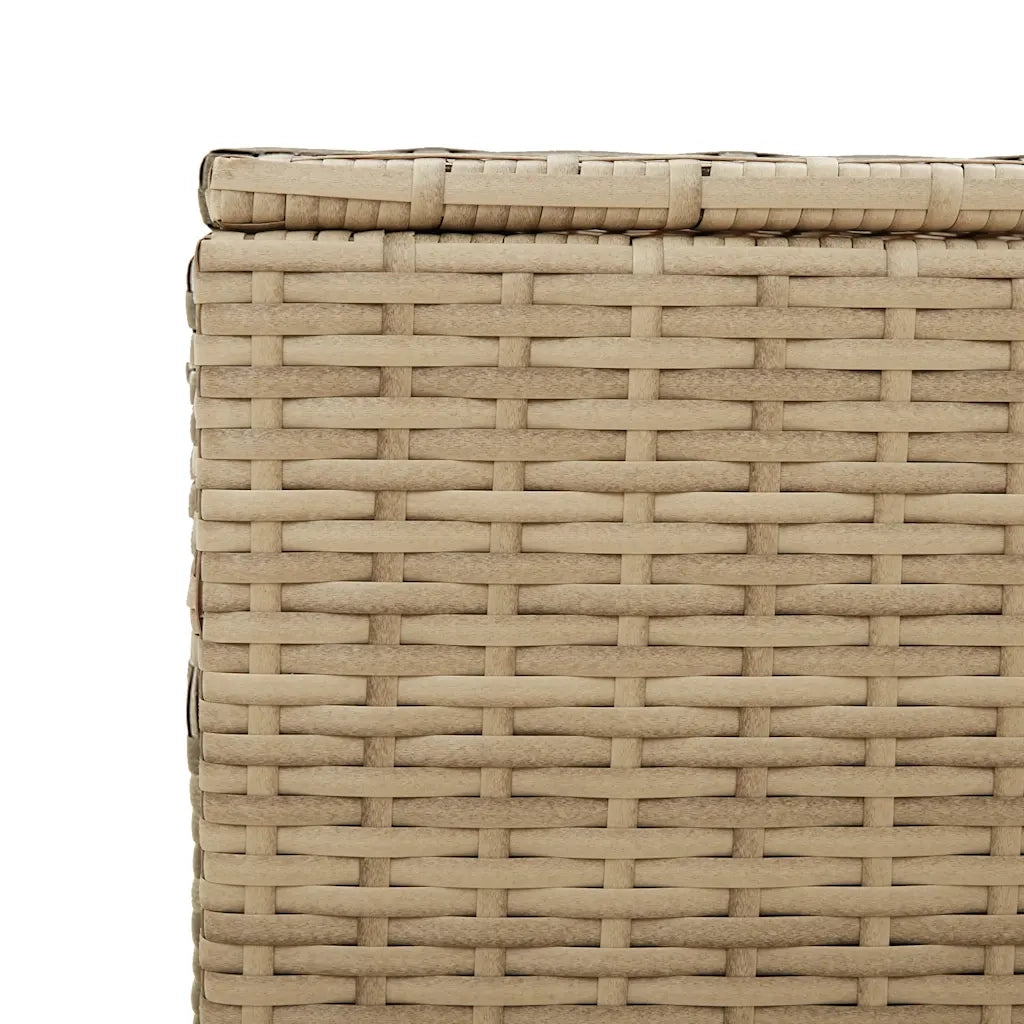 Contenitore da Giardino Beige Misto 190L in Polyrattan CFW7141299