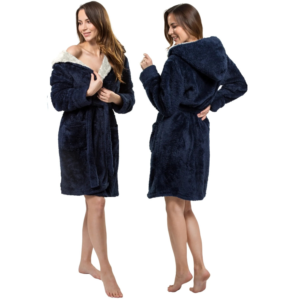 Accappatoio Jordan Powder Navy - Ecru M
