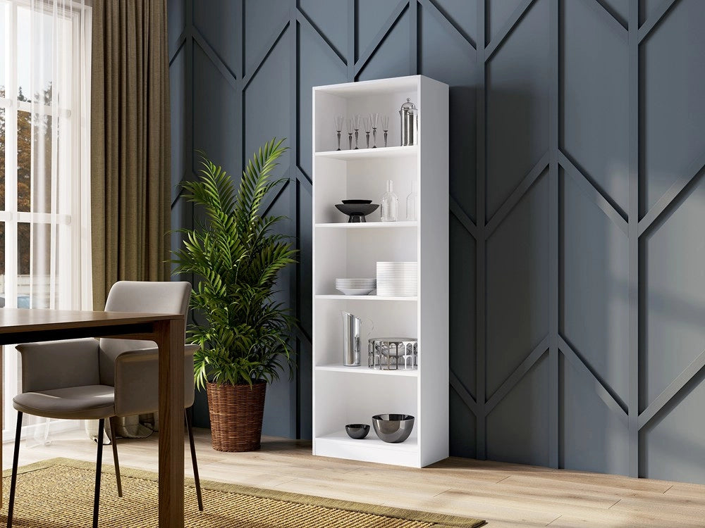 Scaffale ONYX R60 bianco libreria moderna