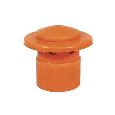 TESTA ESALATORE ARANCIO- Diam. 80- ESCLU- pezzi 1