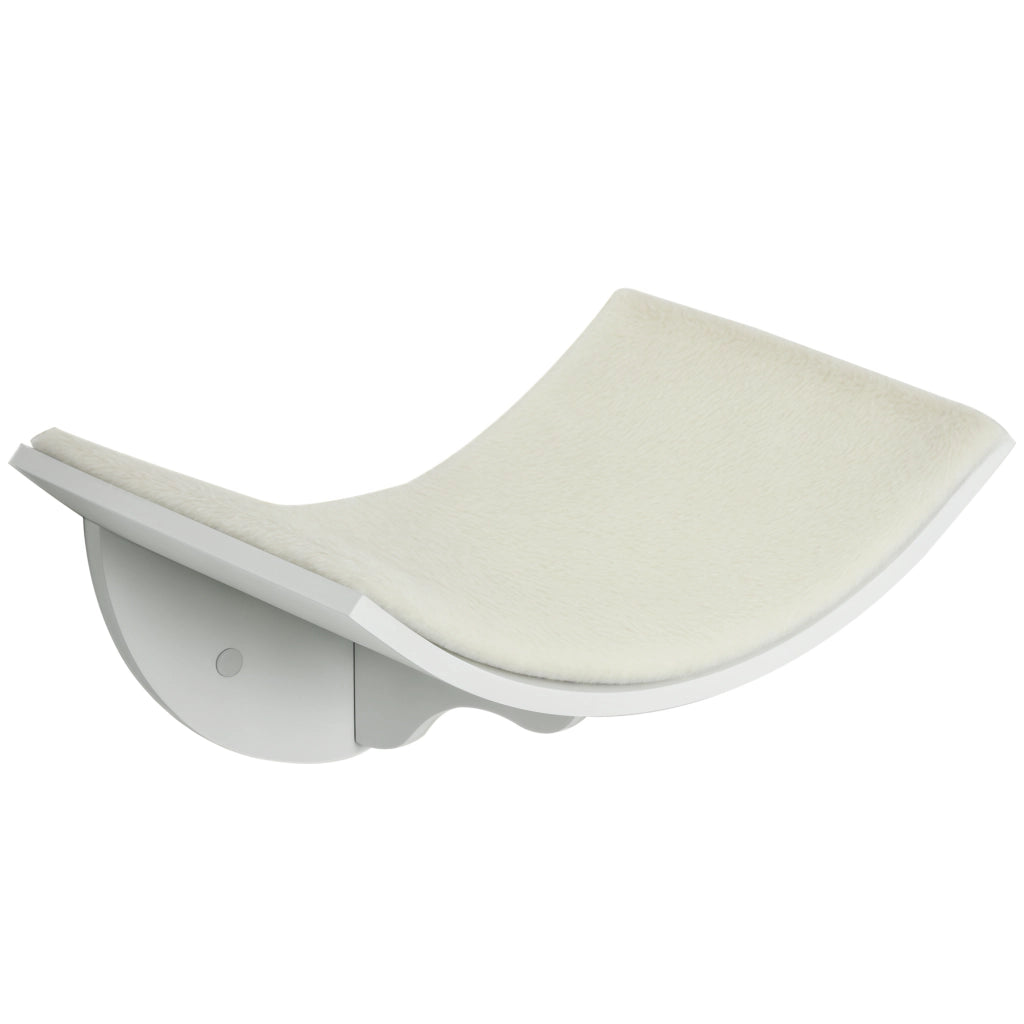 Mensola da Parete per Gatti ¨C Xylo ¨C Bianco 41x28x21cm