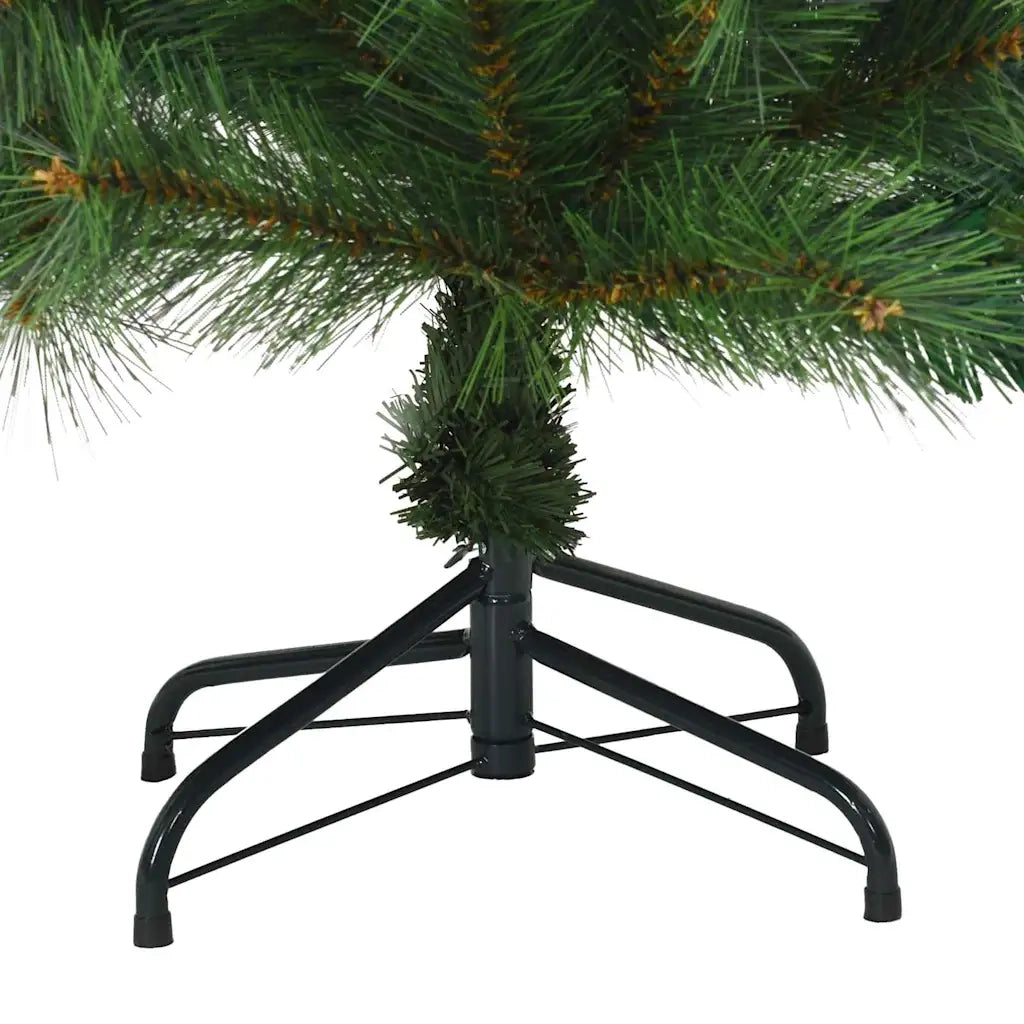 Albero di Natale Artificiale con Rami Pieghevoli Verde 150 cm 42019332
