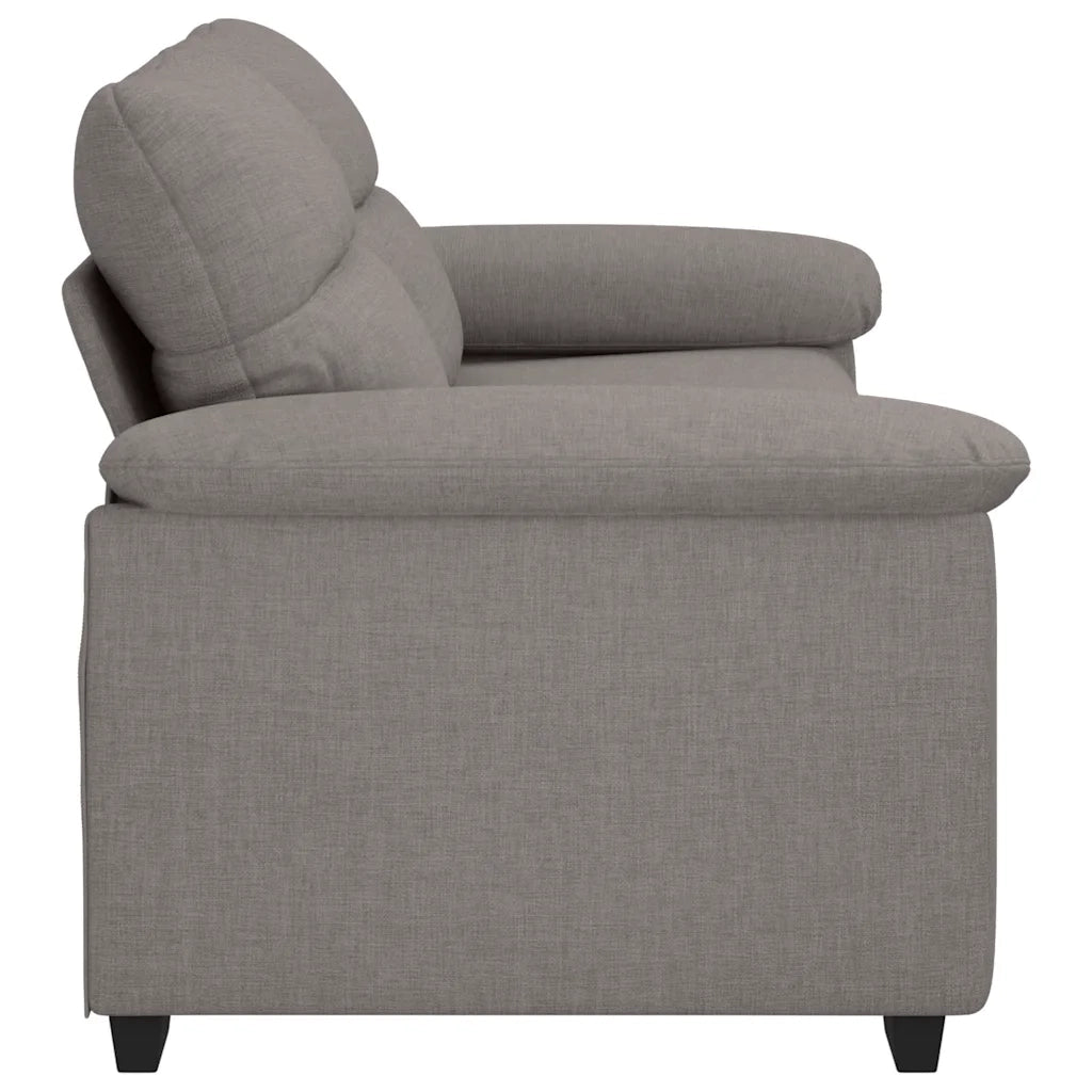 Divano a 2 Posti-Sofa 2 Posti Tortora 140 cm in Tessuto 633813