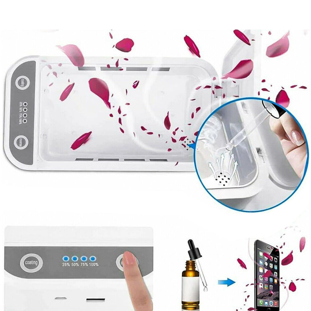 STERILIZZATORE RAGGI UV PORTATILE BOX DISINFEZIONE OGGETTI CELLULARE MASCHERINE