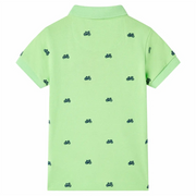 Polo da Bambino Verde Neon 92