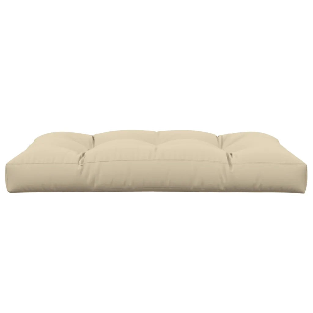 Cuscino per Pallet Beige 120x80x12 cm in Tessuto 360516
