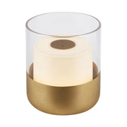 Lampada Da Tavolo Moderna Lilet Plastica Oro Led Integrato 2W 2700K