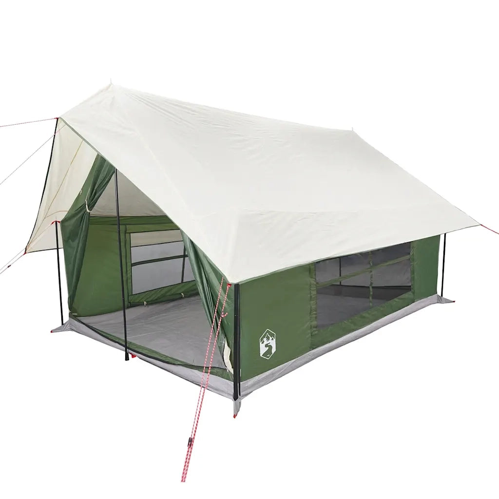 Tenda da campeggio | Tenda da campo per 5 Persone Verde Impermeabile
