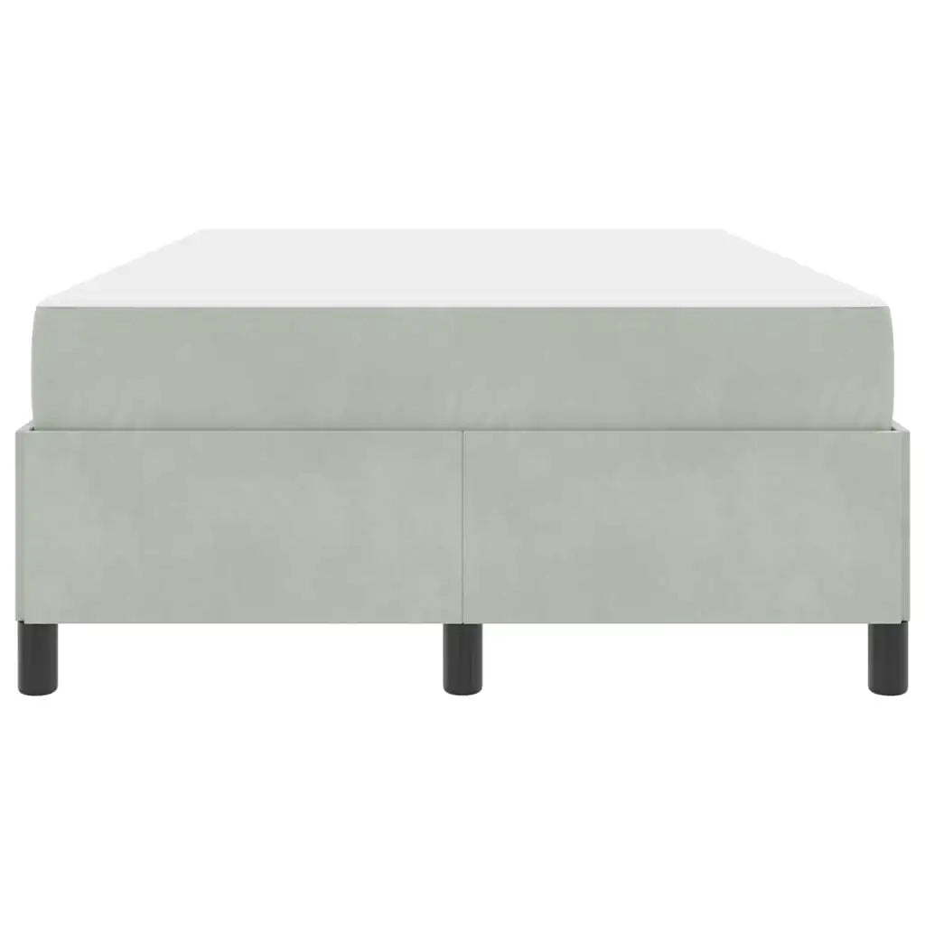 Letto matrimoniale | Letto per adulti | Struttura del letto Grigio chiaro 120 x 200 cm Tessuto