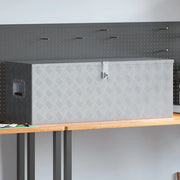 Cassetta in Alluminio 110,5x38,5x40cm Argento 142941