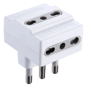 Adattatore triplo 3 x 2P+T 10A sfuso