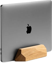 Stand per computer portatile verticale per ottimizzare la gestione dello spazio - Scaffale per computer portatile regolabile in eichen - Supporto per computer portatile spazievenditore