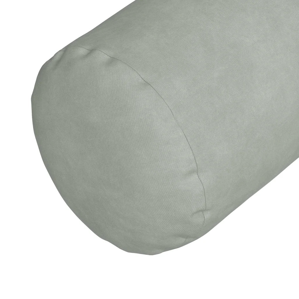 Cuscini a rullo 2 pz | Cuscini per sedie Grigio chiaro ? 15 x 40 cm