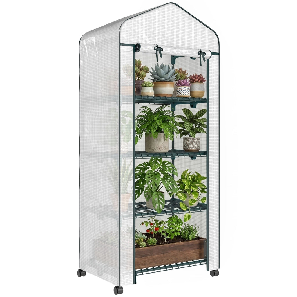 Serra da giardino ¨C Minimal ¨C 69x50x165 cm, bianco
