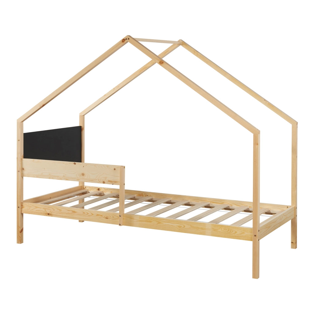 Letto Casetta Sodankylä per Cameretta con Secondo Letto Estraibile e 2 Materassi da 90 x 200 cm [en.casa]