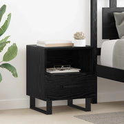 Armadio da Notte 2 pcs Rovere Nero 40 x 35 x 47,5 cm 882091