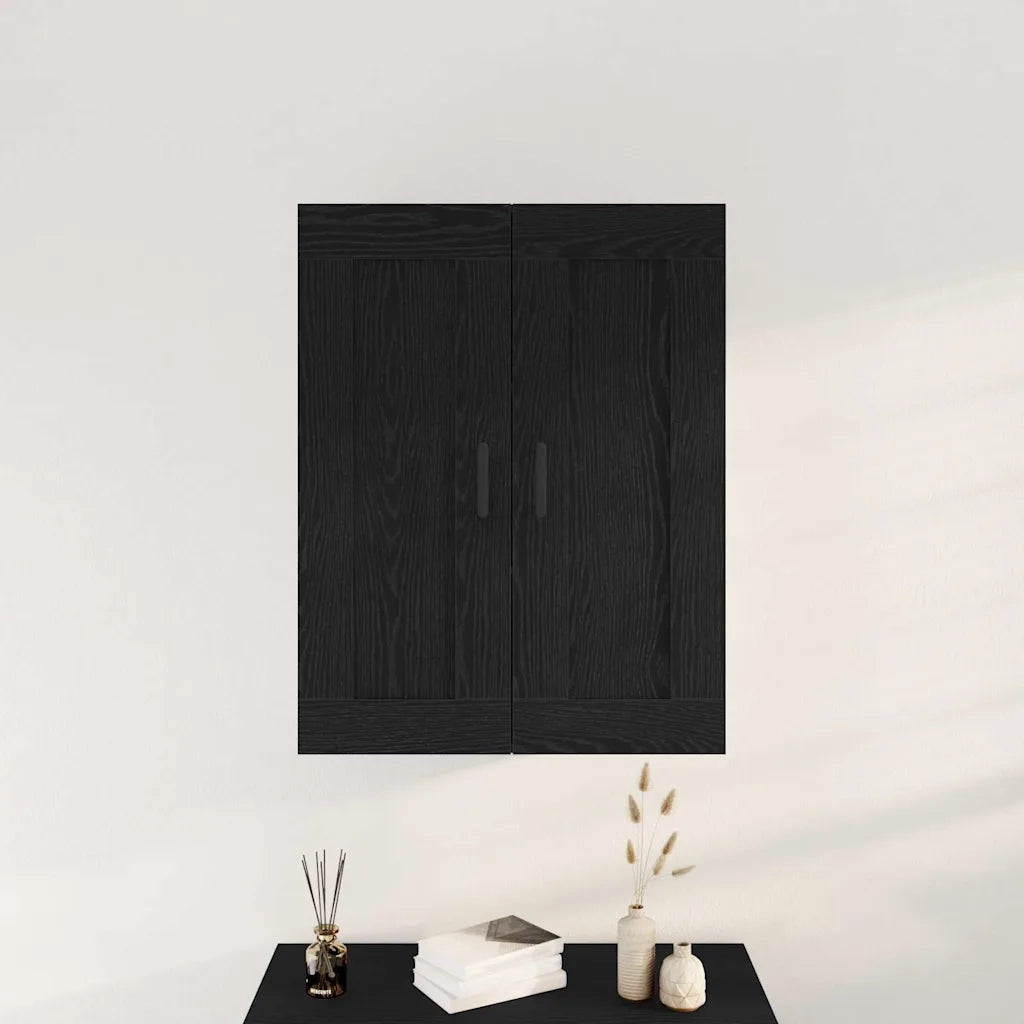 Mobile a muro Rovere Nero 69,5 x 34 x 90 cm Legno multistrato 862950