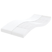 Materassi in Schiuma 2 pz Bianchi 80x200cm 7 Zone Durezza 20 ILD